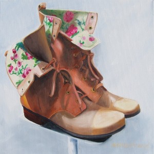 It's the Inside That Counts Oil Painting by Austin Artist Amy Hillenbrand