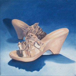 Wedges with an Edge Oil Painting by Austin Artist Amy Hillenbrand
