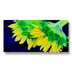 A oil painting of multiple sunflowers, sunflower painting for kitchen or living room, colorful painting of sunflowers